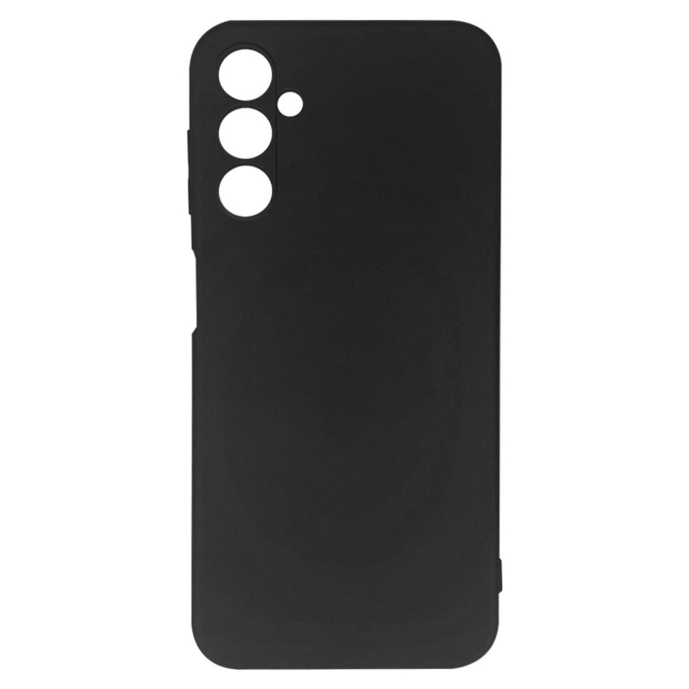 Lemontti Husa Silicon Soft Slim Samsung Galaxy A14 5G, material mat si fin, captusit cu microfibra, Negru [6]