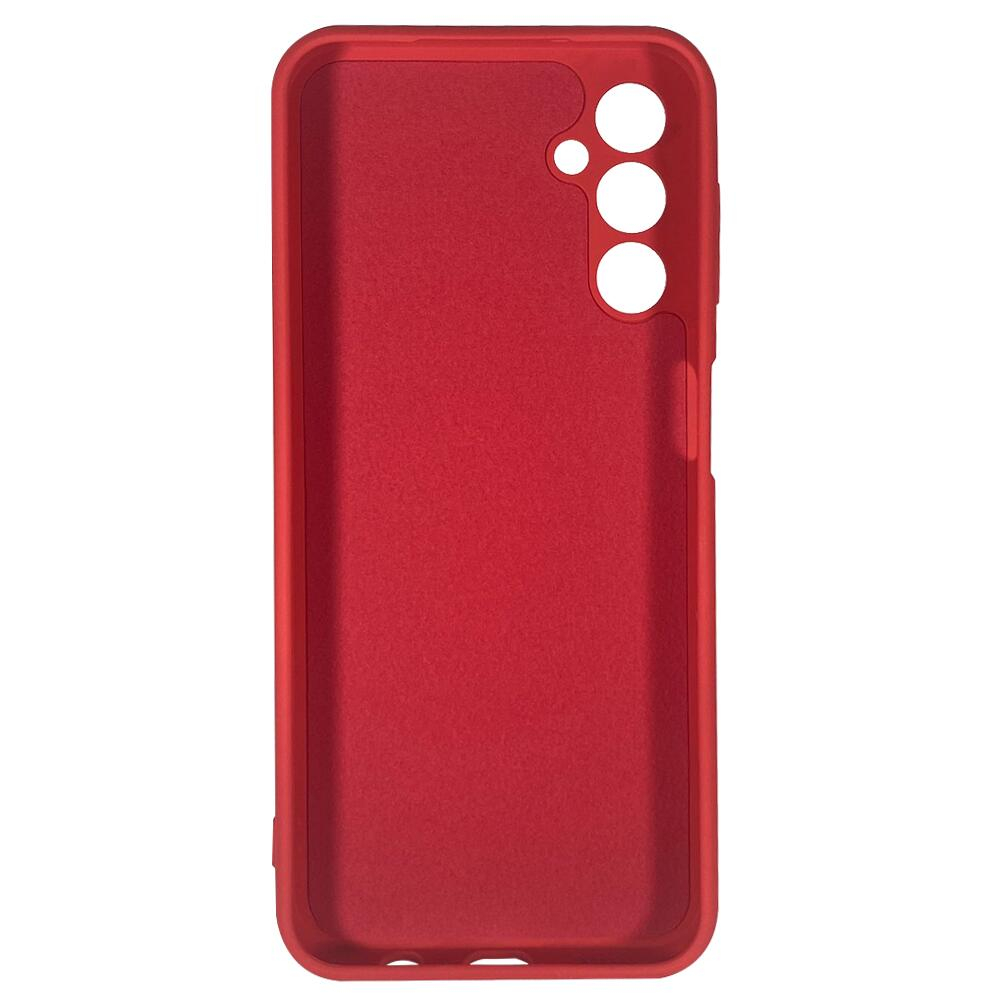 Lemontti Husa Silicon Soft Slim Samsung Galaxy A14 5G Rosu (material mat si fin, captusit cu microfibra) [4]