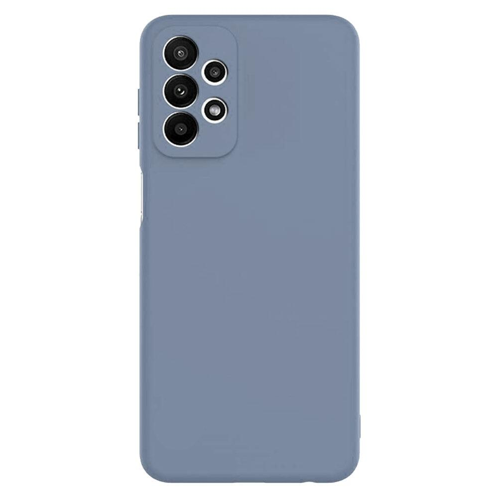 Lemontti Husa Silicon Soft Slim Samsung Galaxy A23 4G / A23 5G Lavender Gray (material mat si fin, captusit cu microfibra) [2]