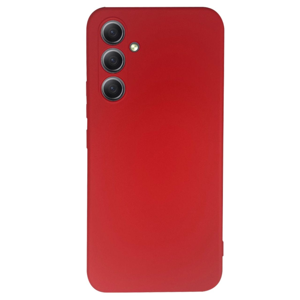 Lemontti Husa Silicon Soft Slim Samsung Galaxy A54 5G Rosu (material mat si fin, captusit cu microfibra) [4]