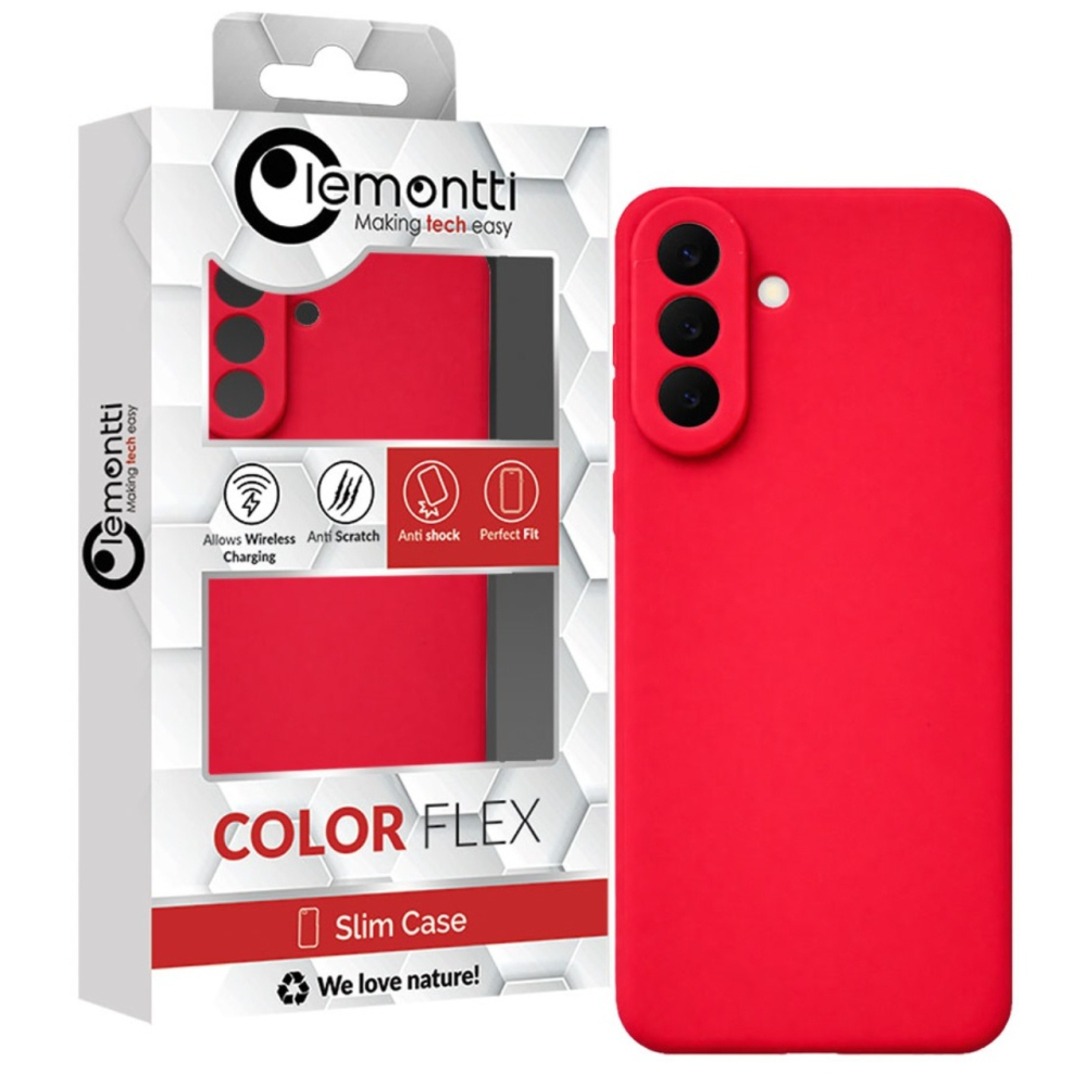 Lemontti Husa Silicon Soft Slim Samsung Galaxy A57 Rosu [4]