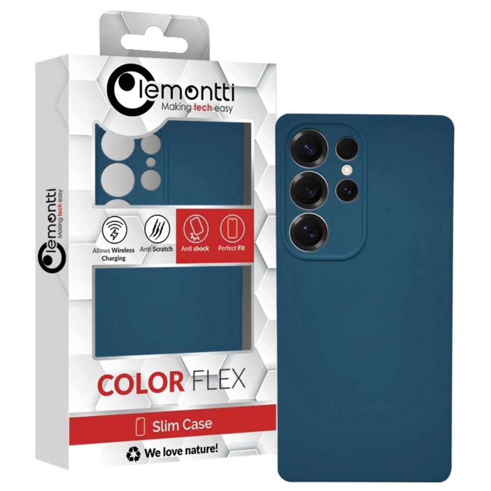 Lemontti Husa Silicon Soft Slim Samsung Galaxy S25 Ultra Albastru [3]