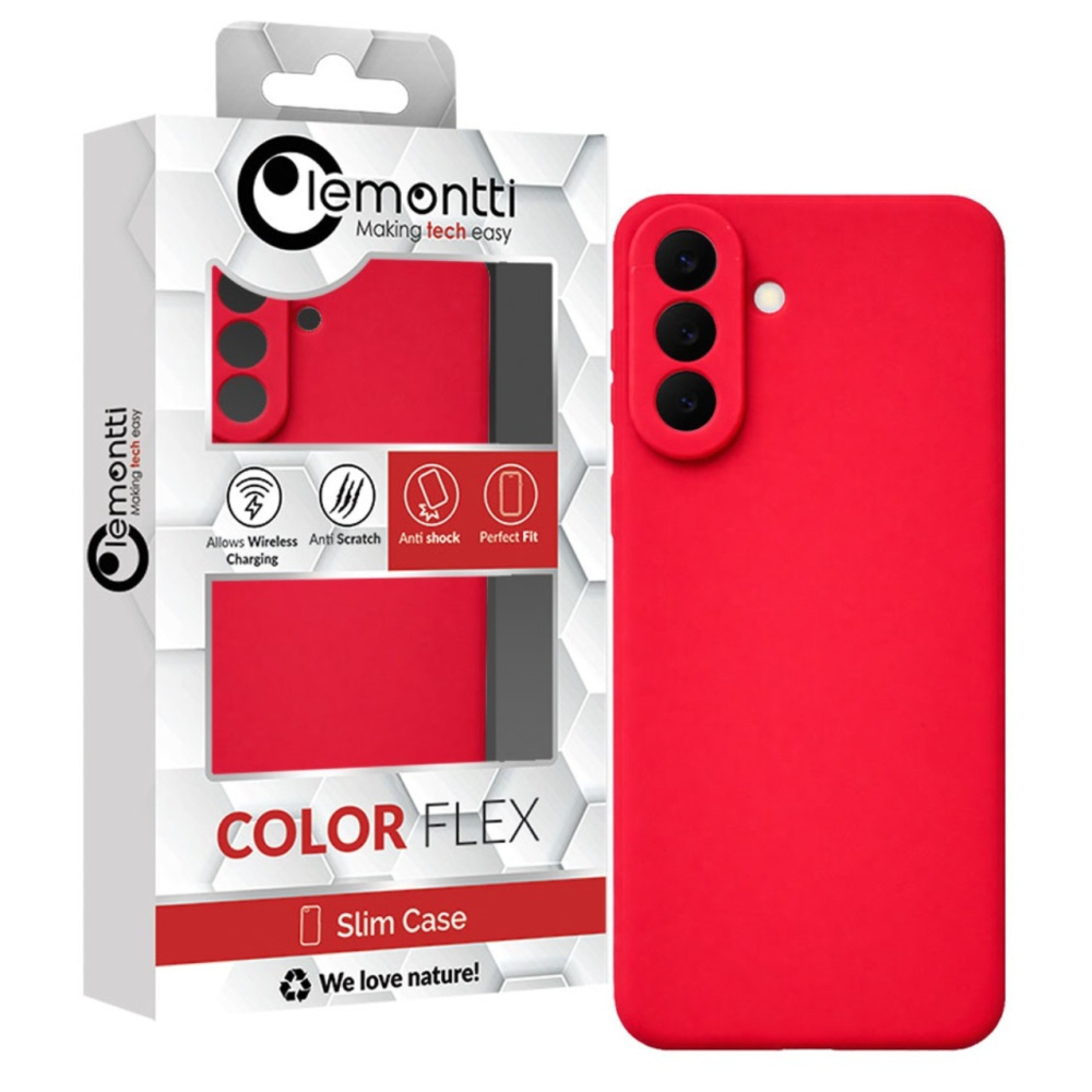 Lemontti Husa Silicon Soft Slim Samsung Galaxy S26 Rosu [4]