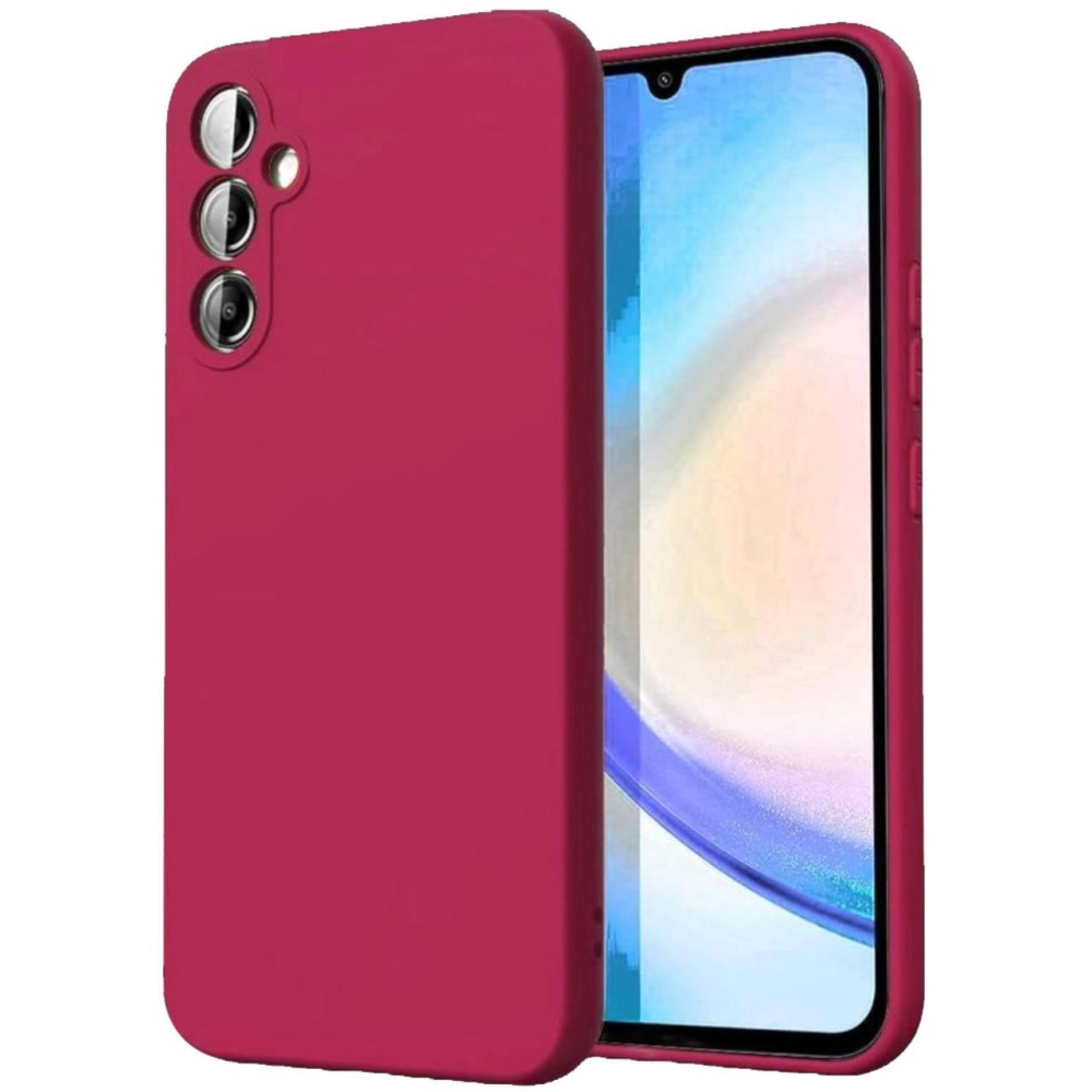 Lemontti Husa Silicone Lite Samsung Galaxy A35 Visiniu [2]