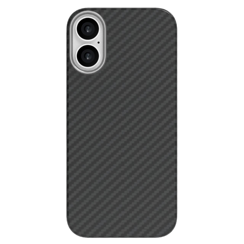 Lemontti Husa Slim Aramid/Kevlar Magsafe 1500D iPhone 17 Negru [2]