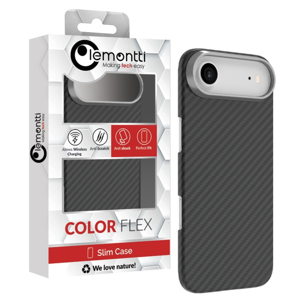 Lemontti Husa Slim Aramid/Kevlar Magsafe 1500D iPhone Air Negru [3]
