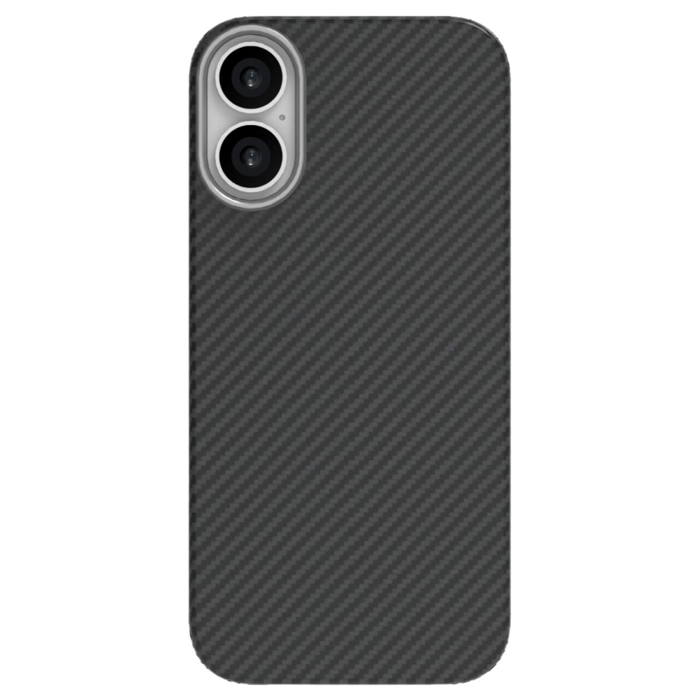 Lemontti Husa Slim Aramid/Kevlar Magsafe 600D iPhone 17 Negru [2]
