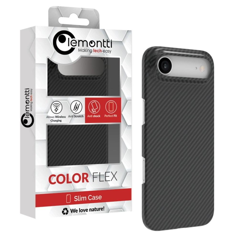 Lemontti Husa Slim Aramid/Kevlar Magsafe 600D iPhone Air Negru [3]