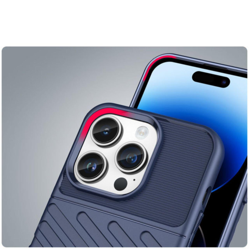 Lemontti Husa Thunder iPhone 14 Pro Albastru [4]