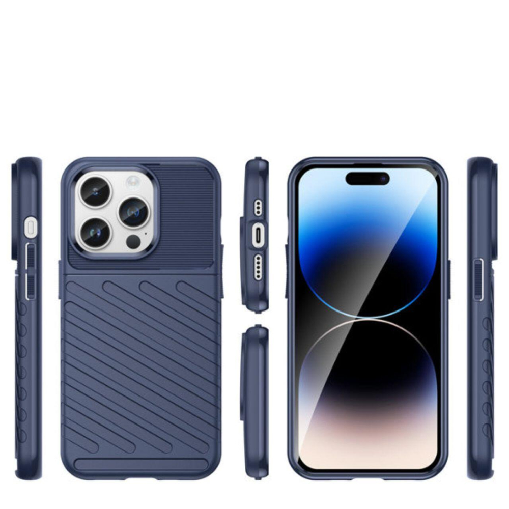 Lemontti Husa Thunder iPhone 14 Pro Albastru [2]