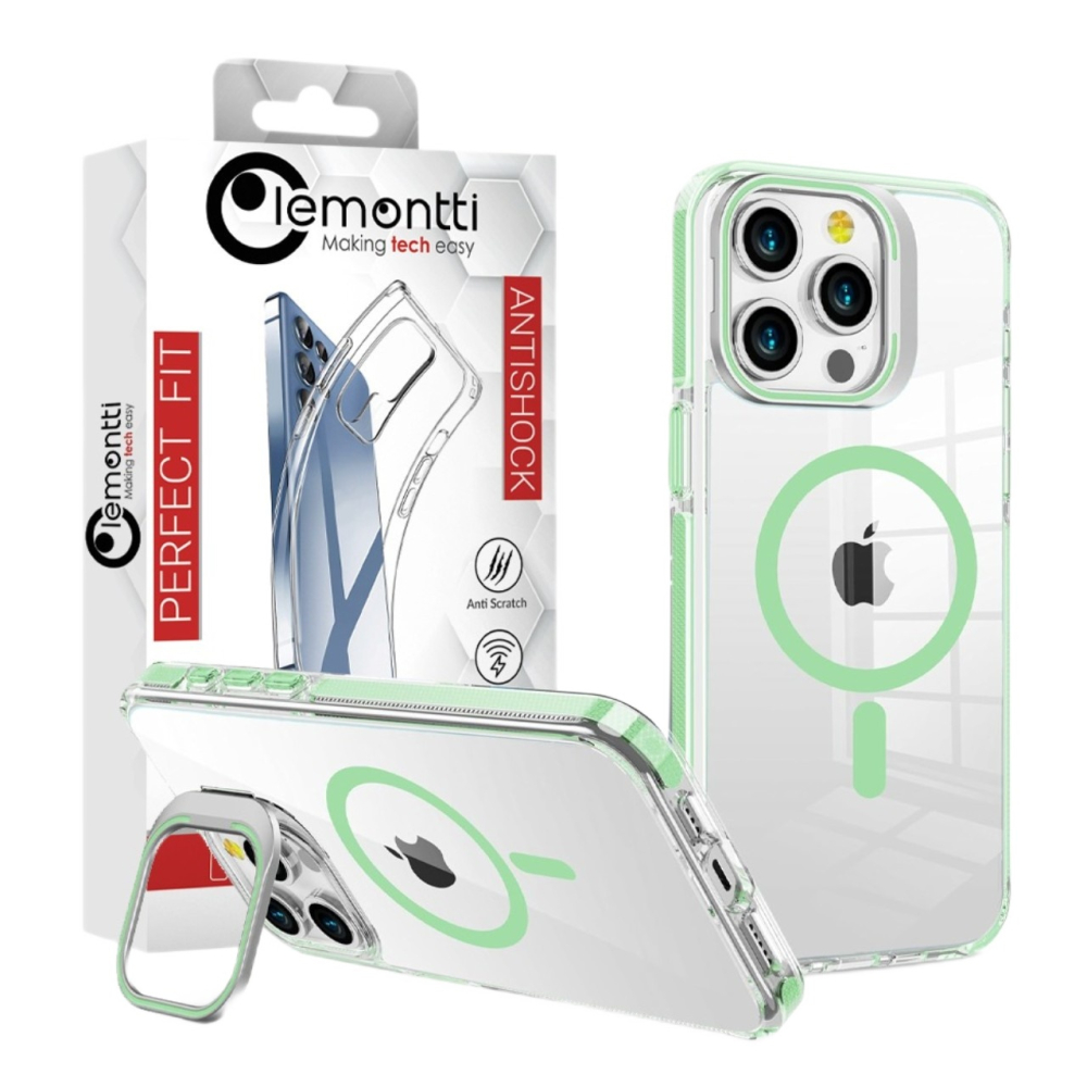Lemontti Husa Tough MagSafe iPhone 16 Pro Max Verde [3]