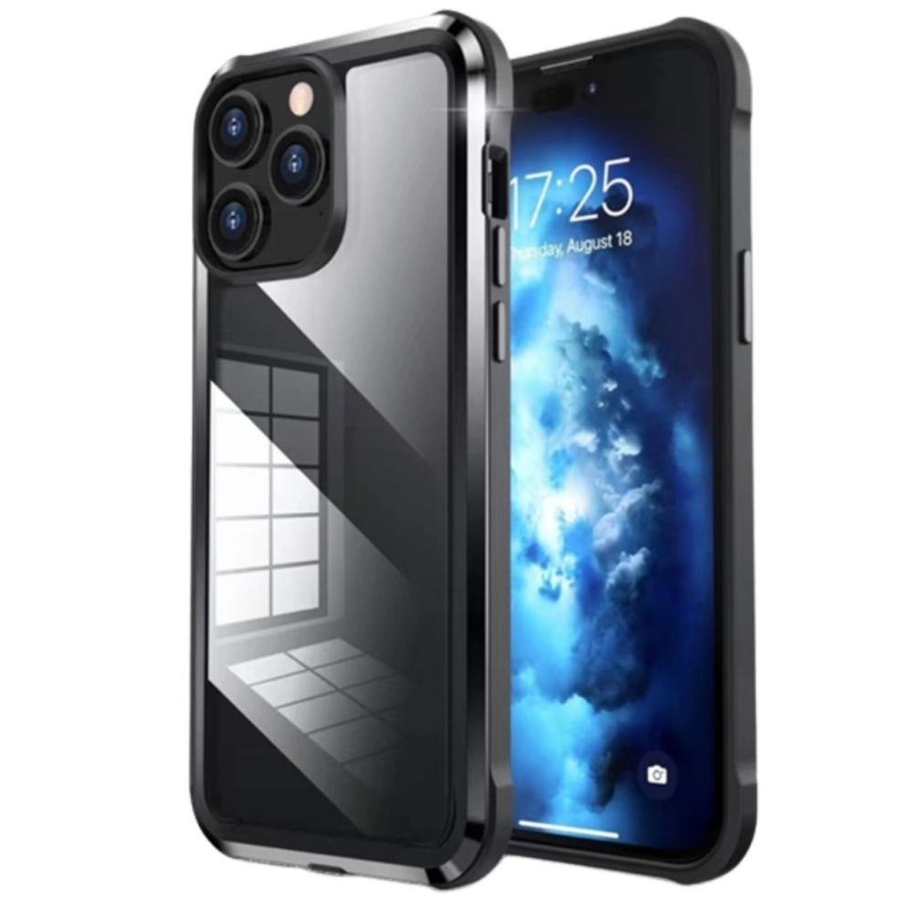 Lemontti Husa Xtrans Metal Shield X1 iPhone 14 Pro Max Negru [3]