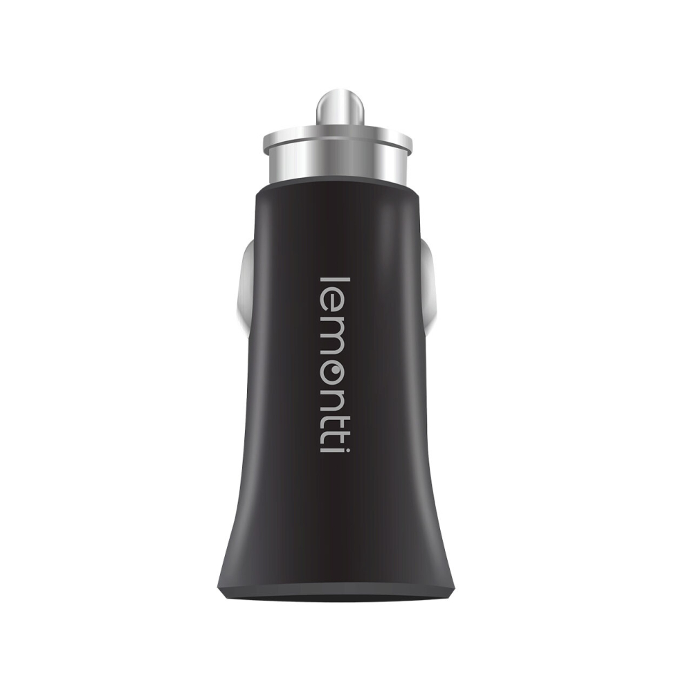Lemontti Incarcator Auto 3.4A 2 porturi USB-A Negru [4]