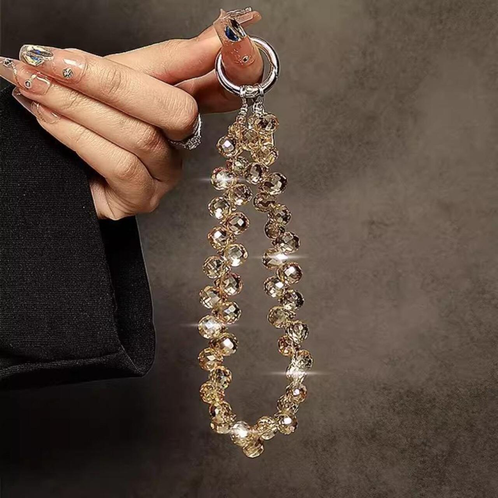 Lemontti Snur de mana pentru telefon Crystal Aurora, 30cm, Auriu [2]