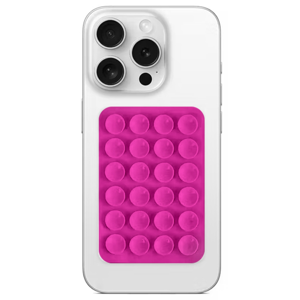 Lemontti Suport Silicon cu ventuze pentru telefon Magenta [3]