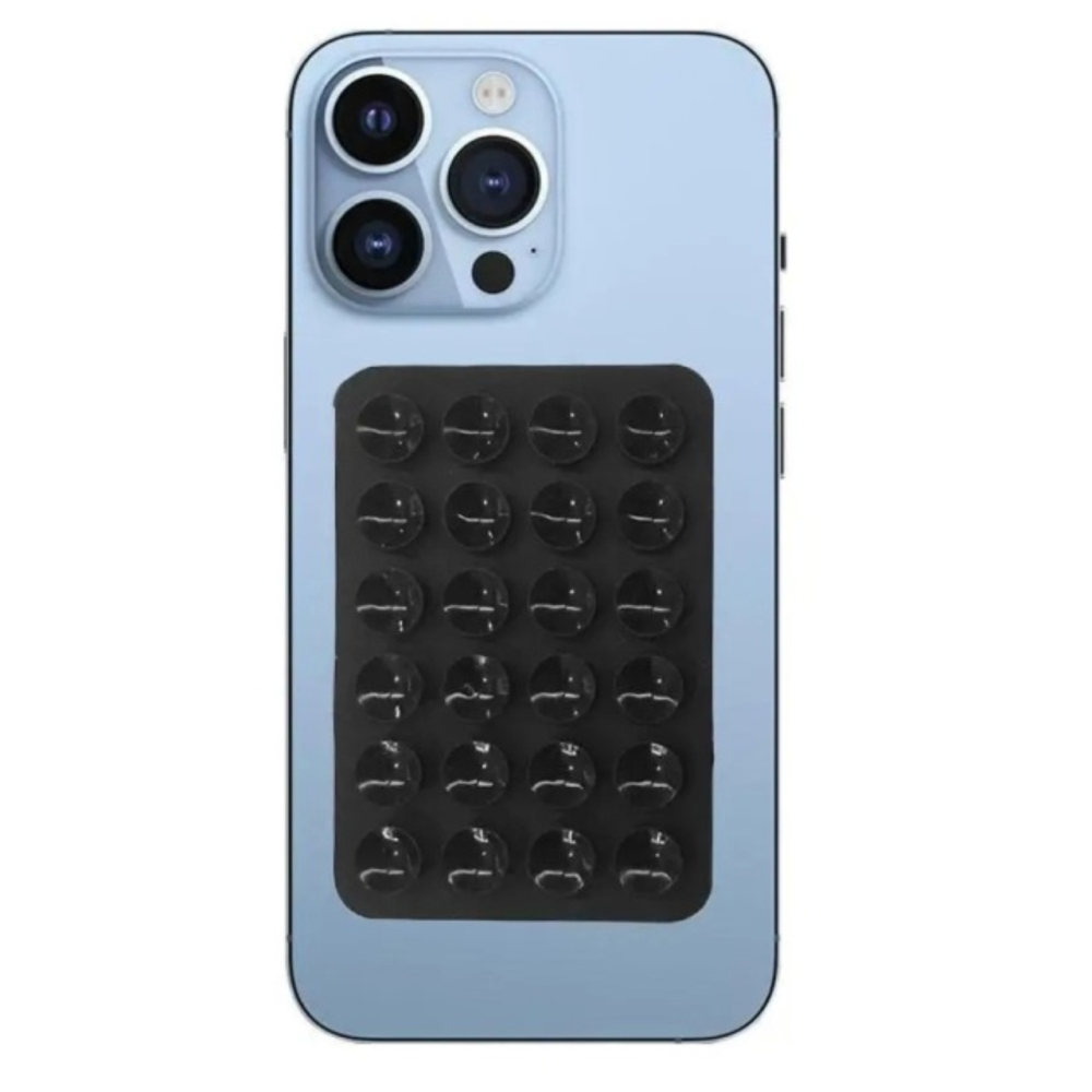 Lemontti Suport Silicon cu ventuze pentru telefon Negru [3]