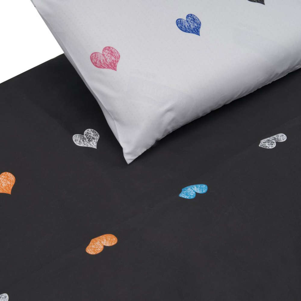 Lenjerie de pat ks microfibra hearts [4]