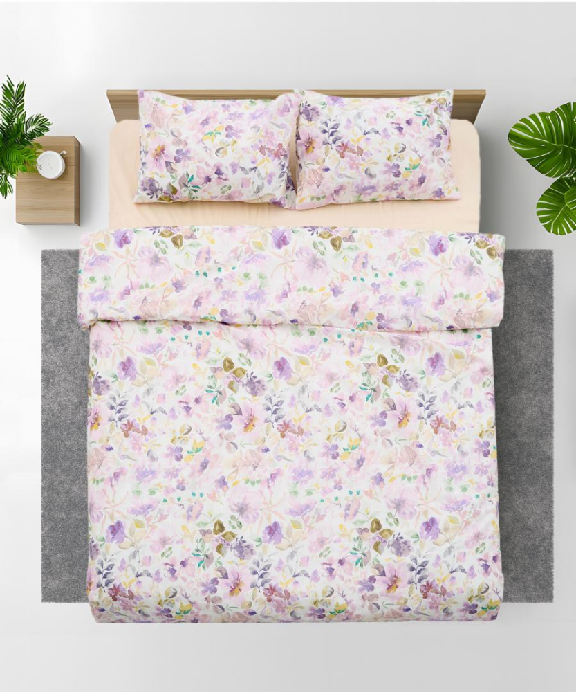 Lenjerie dubla 100% bumbac,4 piese, alma [3]