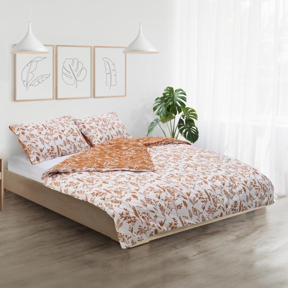 Lenjerie dubla 100% bumbac,4 piese, meng [3]