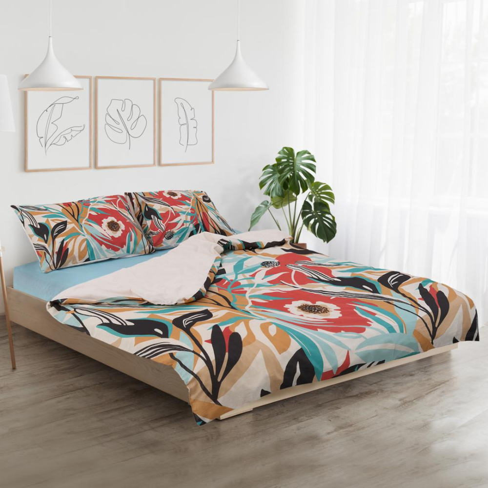 Lenjerie dubla bbc 4 piese, 132tc - amon [4]