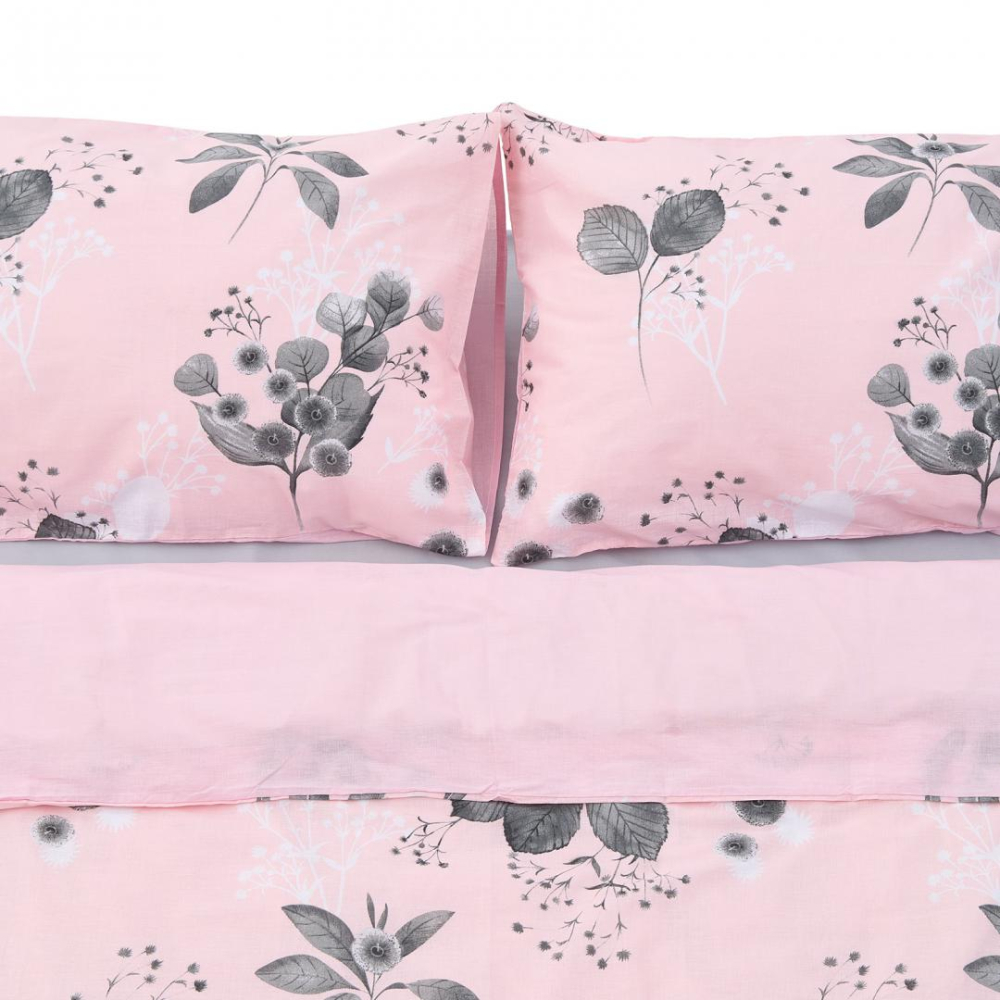 Lenjerie dubla bbc 4 piese, 132tc - rose [4]