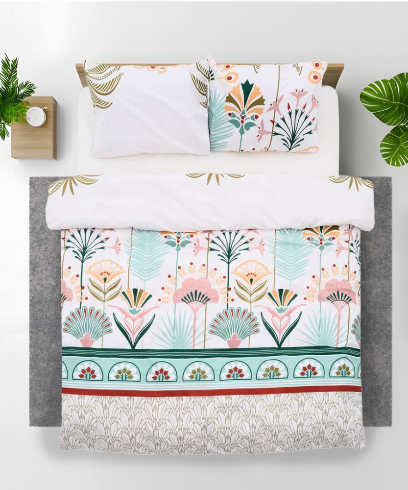 Lenjerie kingsize, bumbac,132 tc, aria [2]