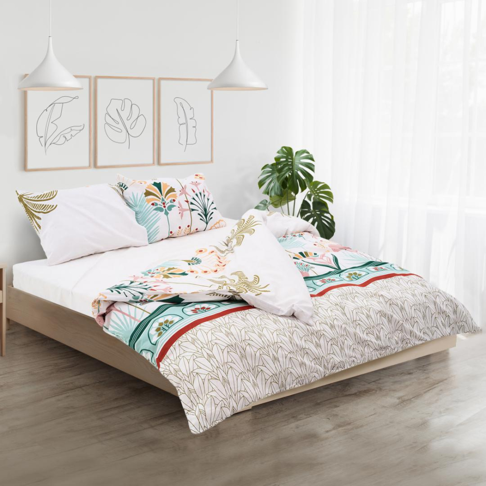 Lenjerie kingsize, bumbac,132 tc, aria [3]