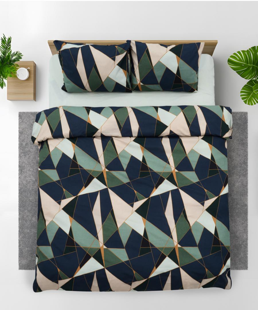 Lenjerie kingsize, bumbac,132 tc, enzo [2]