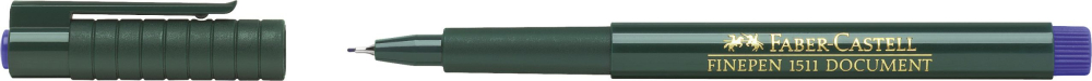 Liner 0.4mm albastru finepen 1511 faber-castell [2]