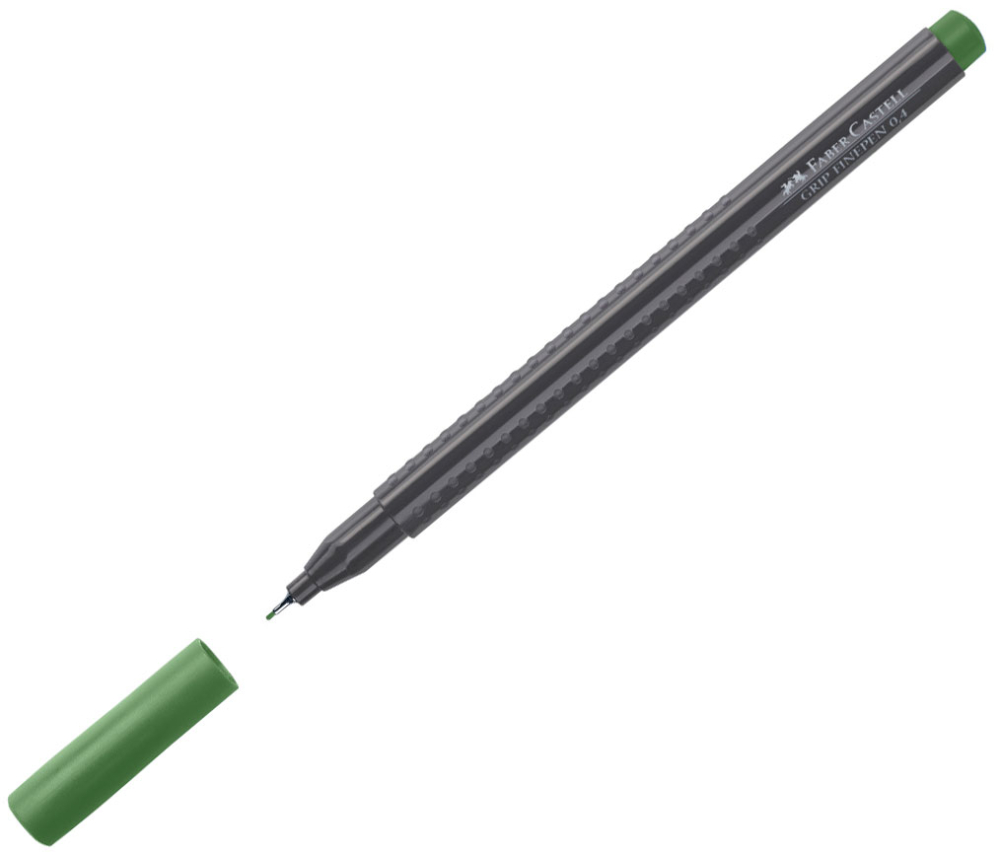 Liner 0.4mm olive grip faber-castell [2]