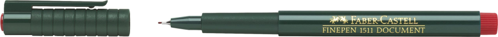 Liner 0.4mm rosu finepen 1511 faber-castell [2]