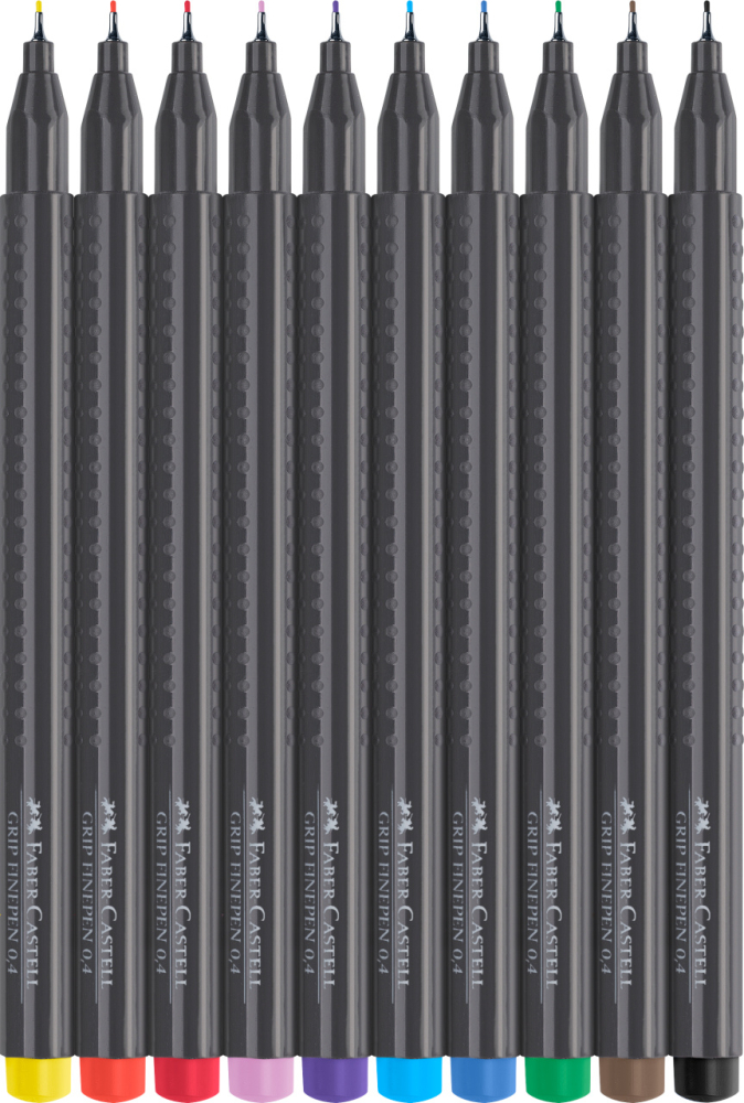 Liner 0.4mm set 10 grip faber-castell [3]