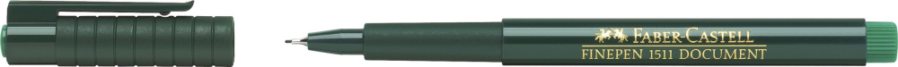 Liner 0.4mm verde finepen 1511 faber-castell [2]