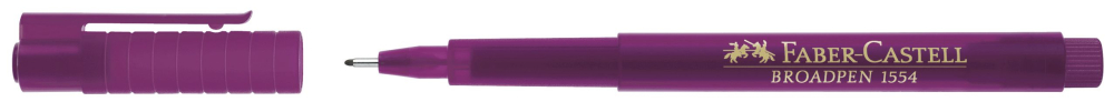 Liner 0.8mm magenta broadpen 1554 faber-castell [2]