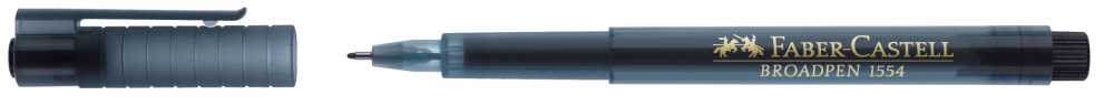 Liner 0.8mm negru broadpen 1554 faber-castell [2]