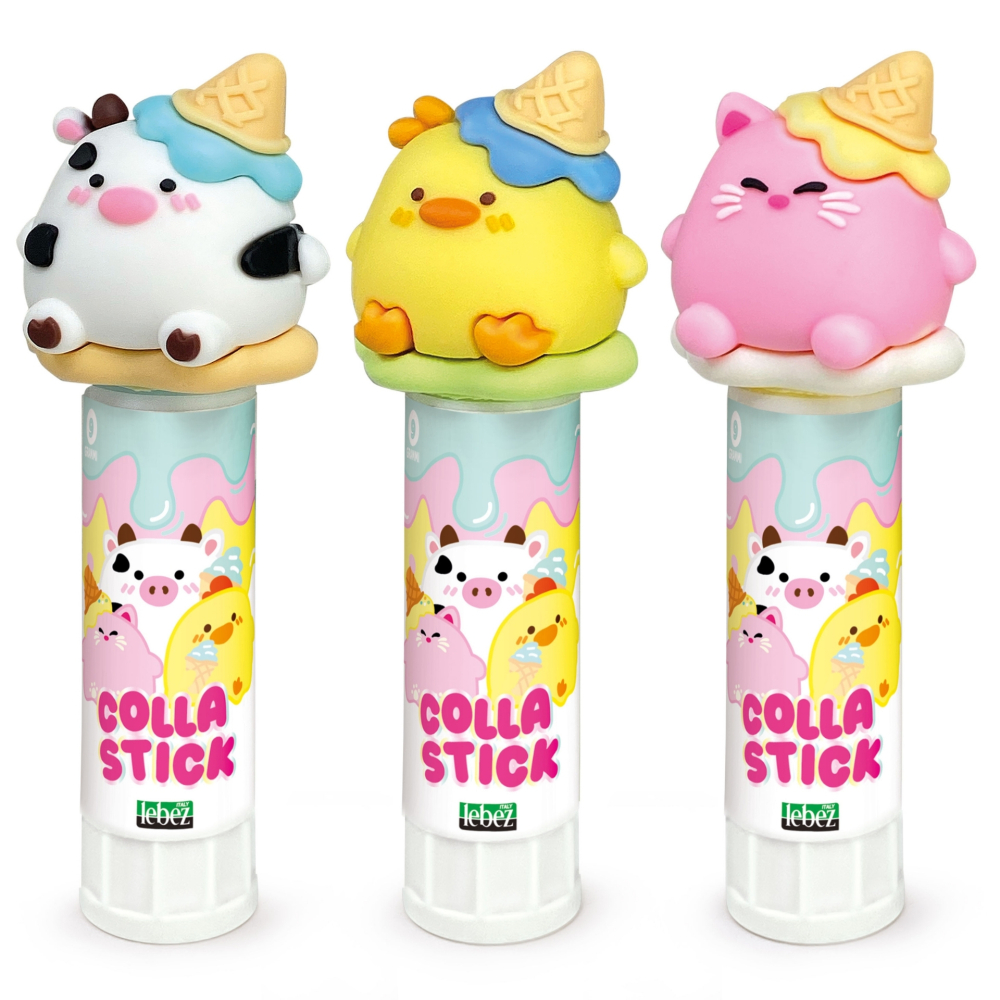 Lipici solid 9 g Ice Cream Factory, 3 modele (16 buc/display) varsta 3 ani+,6 ani+,8 ani+ [2]