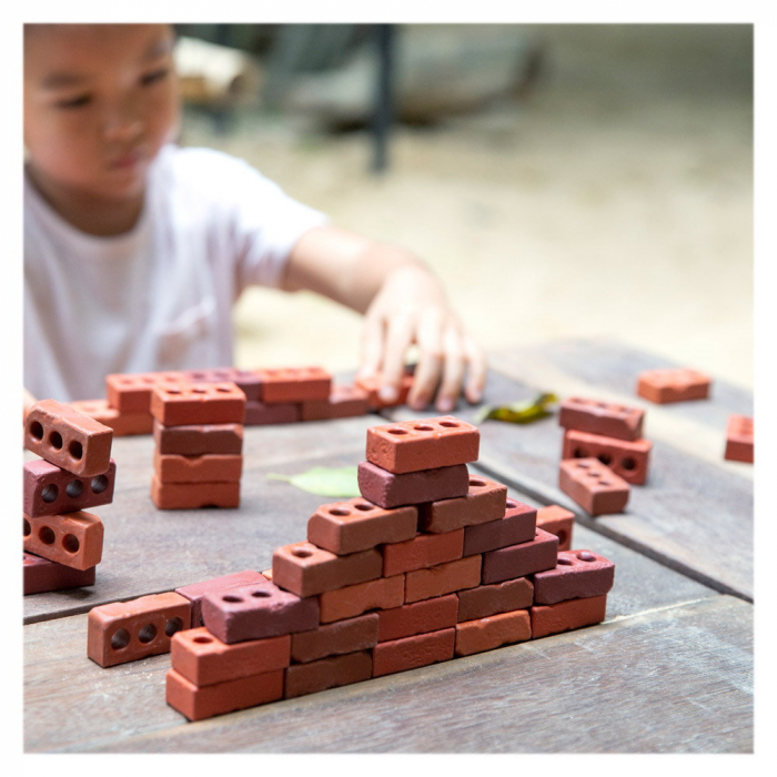 Little Bricks 60 de piese, Guidecraft, 3-9 ani [2]