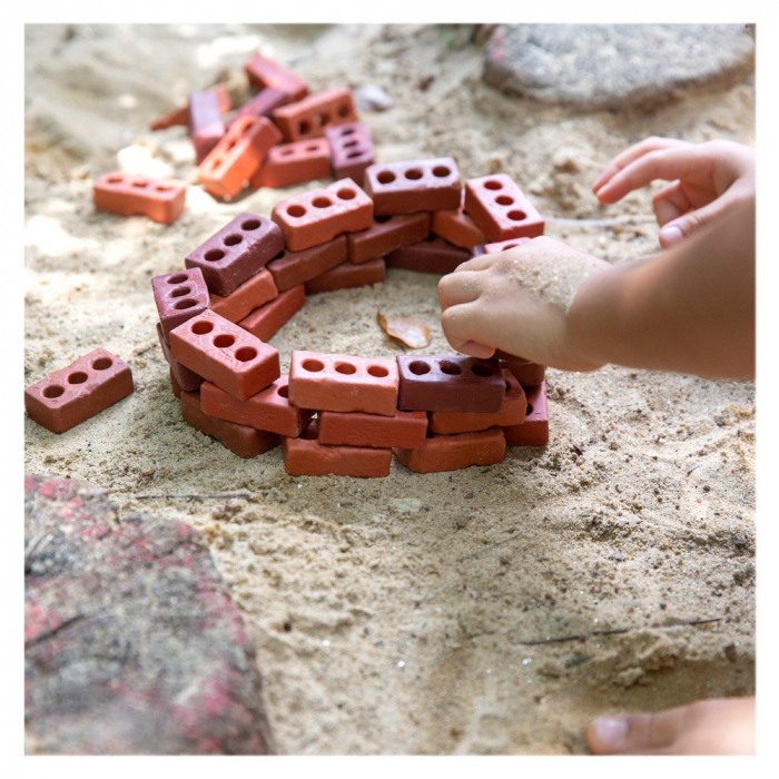 Little Bricks 60 de piese, Guidecraft, 3-9 ani [4]