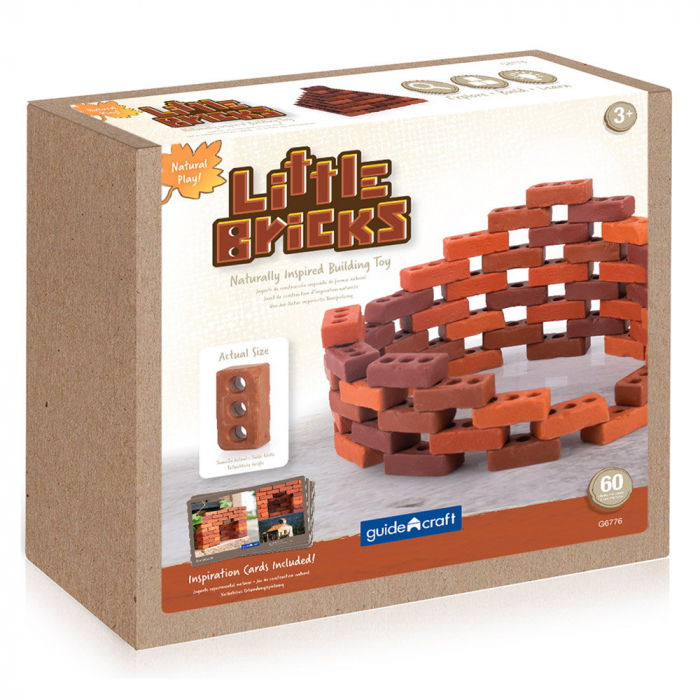 Little Bricks 60 de piese, Guidecraft, 3-9 ani [6]