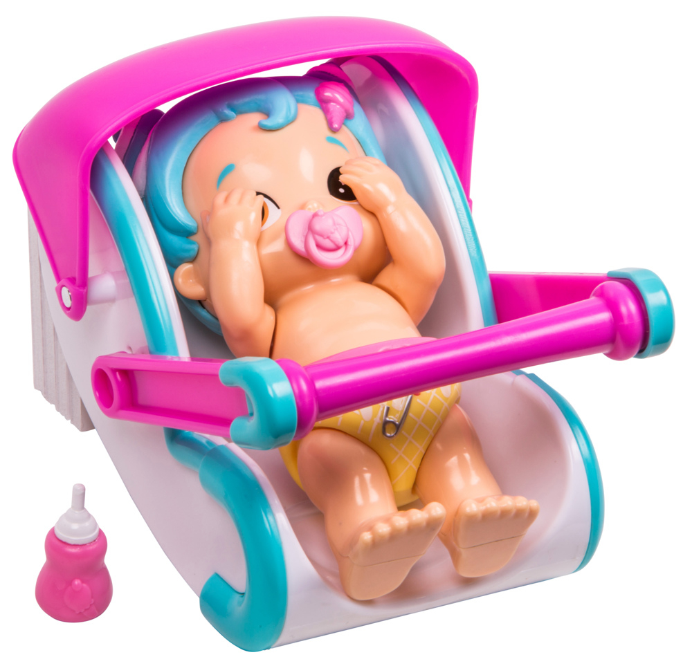 Little Live Bizzy Bubs - Bebelus cu functii si accesorii, Swirlee varsta 5-7 ani ,7-9 ani, Fete [3]