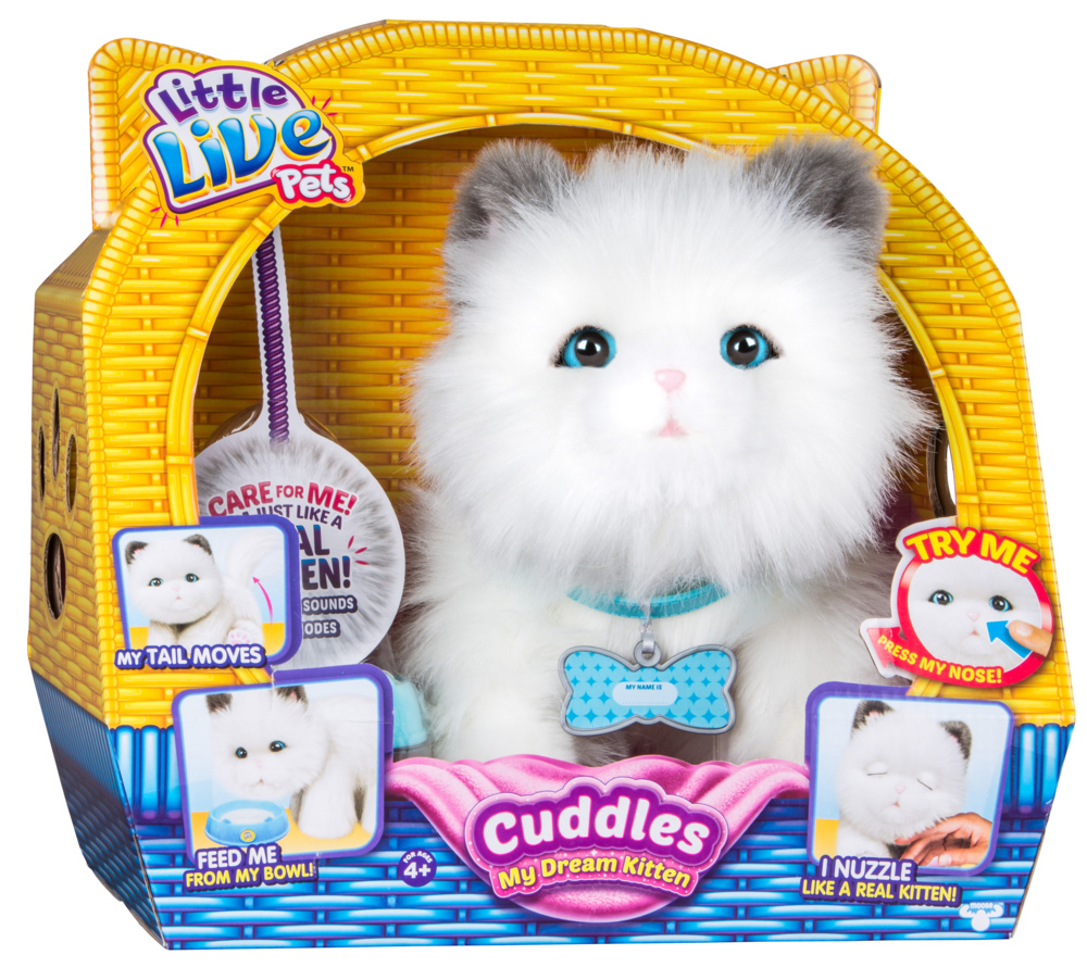 Little Live Pets - Jucarie de plus interactiva, Cuddles varsta 5-7 ani ,7-9 ani, Fete [2]