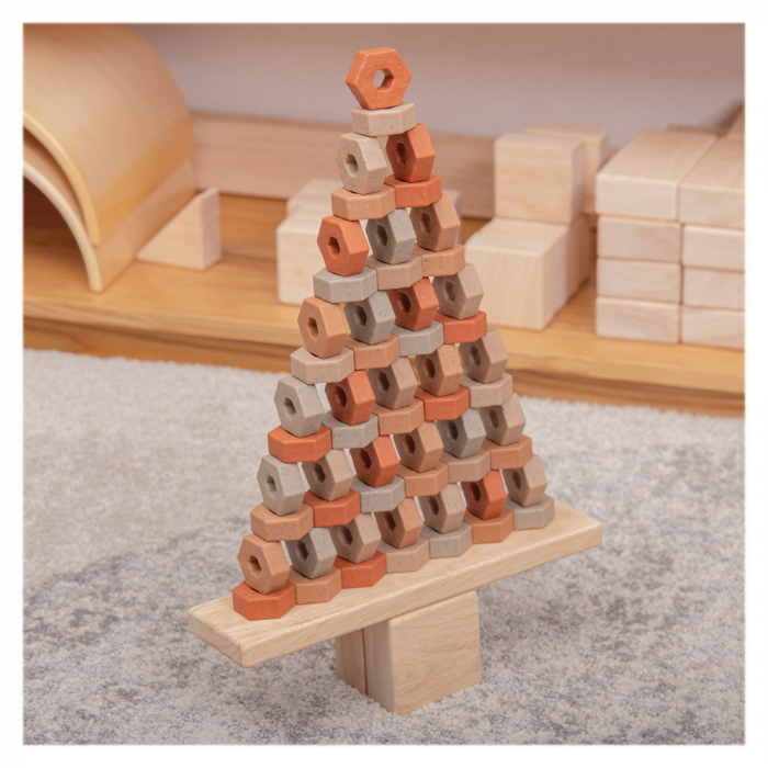 Little Pavers, set constructii cu 60 de pavele, Guidecraft, 3+ ani [5]