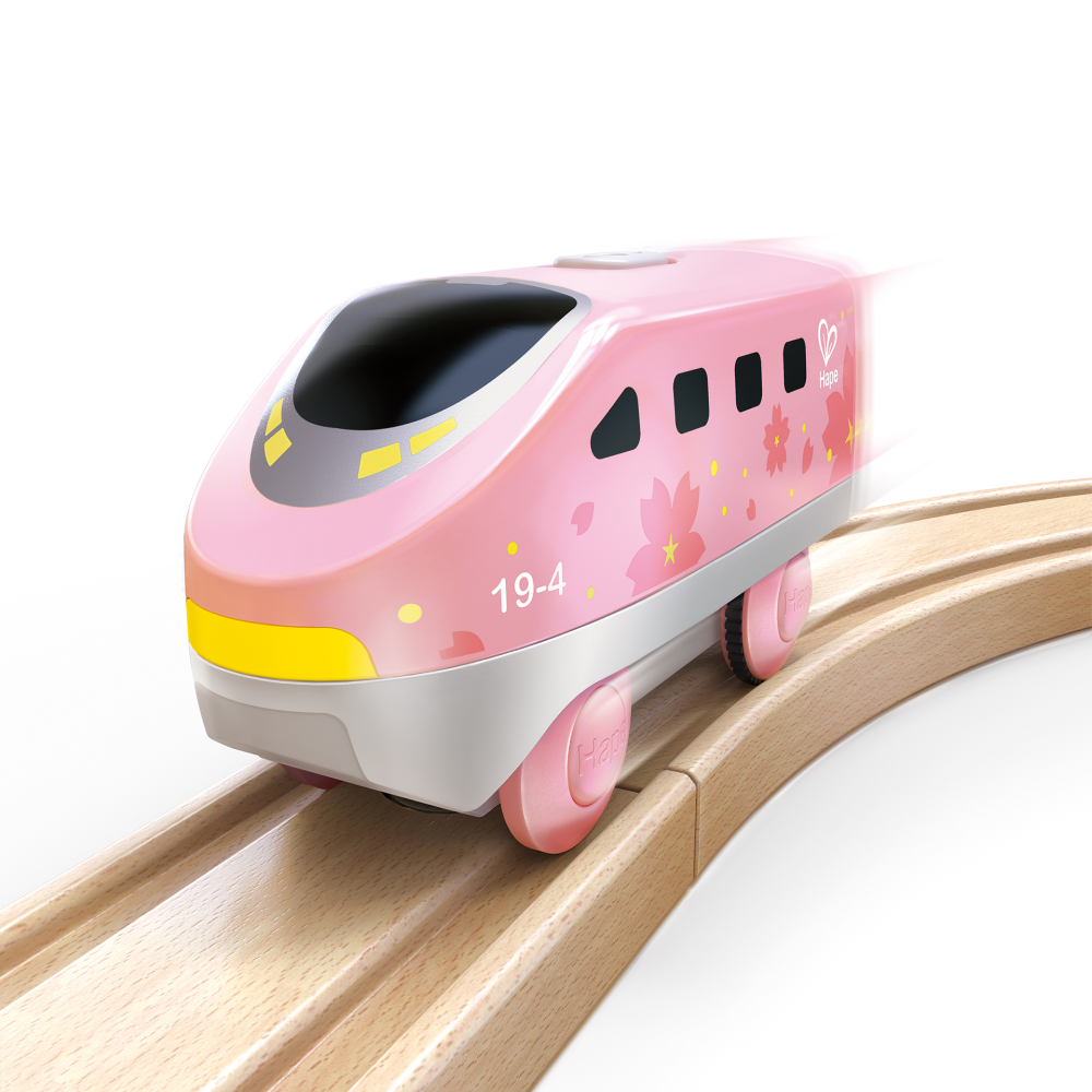 Locomotiva roz de jucarie cu baterii pentru copii, copii varsta 3 ani+,6 ani+ [5]