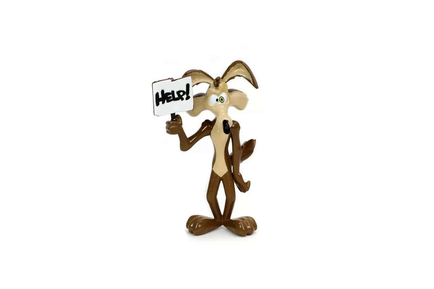 Looney tunes road runner set masinuta metalica 1970 plymouth scara 1:24 si figurina wile e coyote [7]