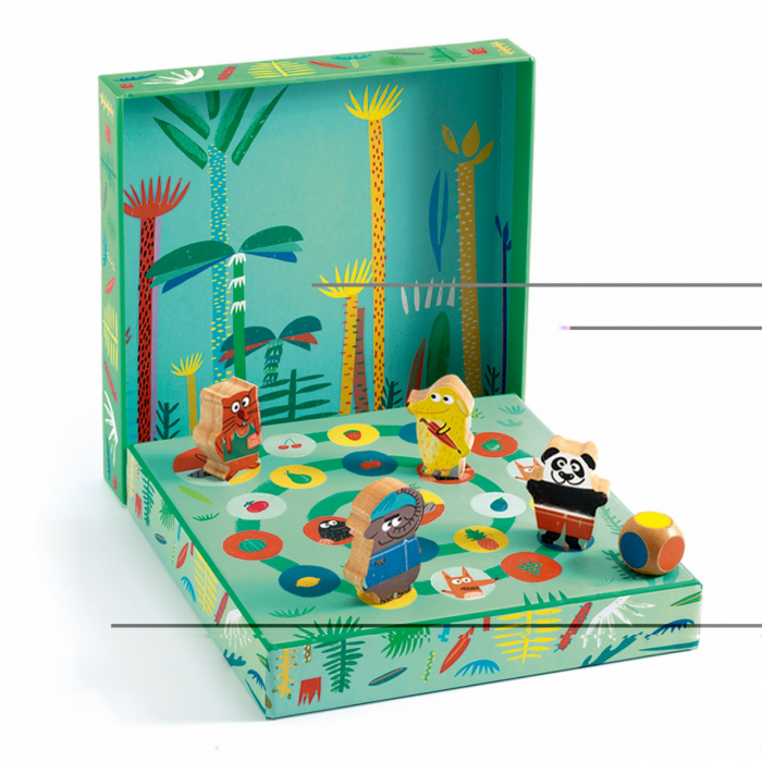 Ludo Park - Primele 4 jocuri, Joc de pescuit magnetic, memorie, asociere si de parcurs, Djeco, varsta 1 - 3 ani, Baiat, Fata [2]