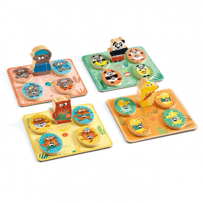 Ludo Park - Primele 4 jocuri, Joc de pescuit magnetic, memorie, asociere si de parcurs, Djeco, varsta 1 - 3 ani, Baiat, Fata [3]