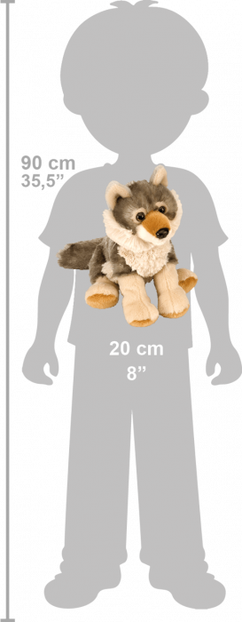 Lup - Jucarie Plus Wild Republic 20 cm [6]