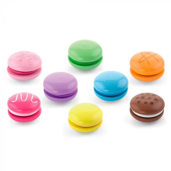 Macarons din lemn, set 8 bucati, 2-5 ani [3]