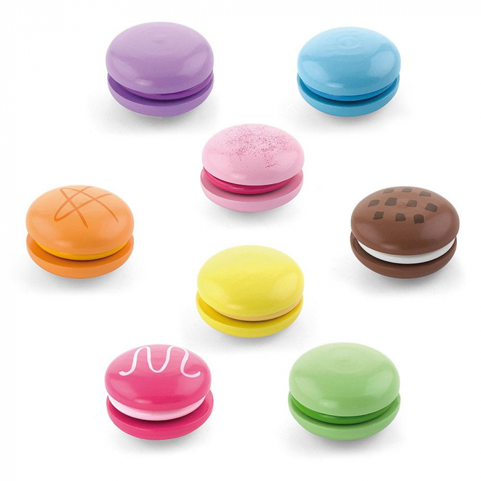 Macarons din lemn, set 8 bucati, 2-5 ani [2]