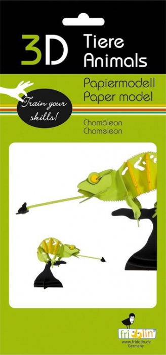 Macheta 3D Fridolin, Cameleon, varsta 6 - 9, 9+ ani, Baiat, Fata [2]